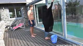 Czech Lady Satiates Her Manager Outdoor